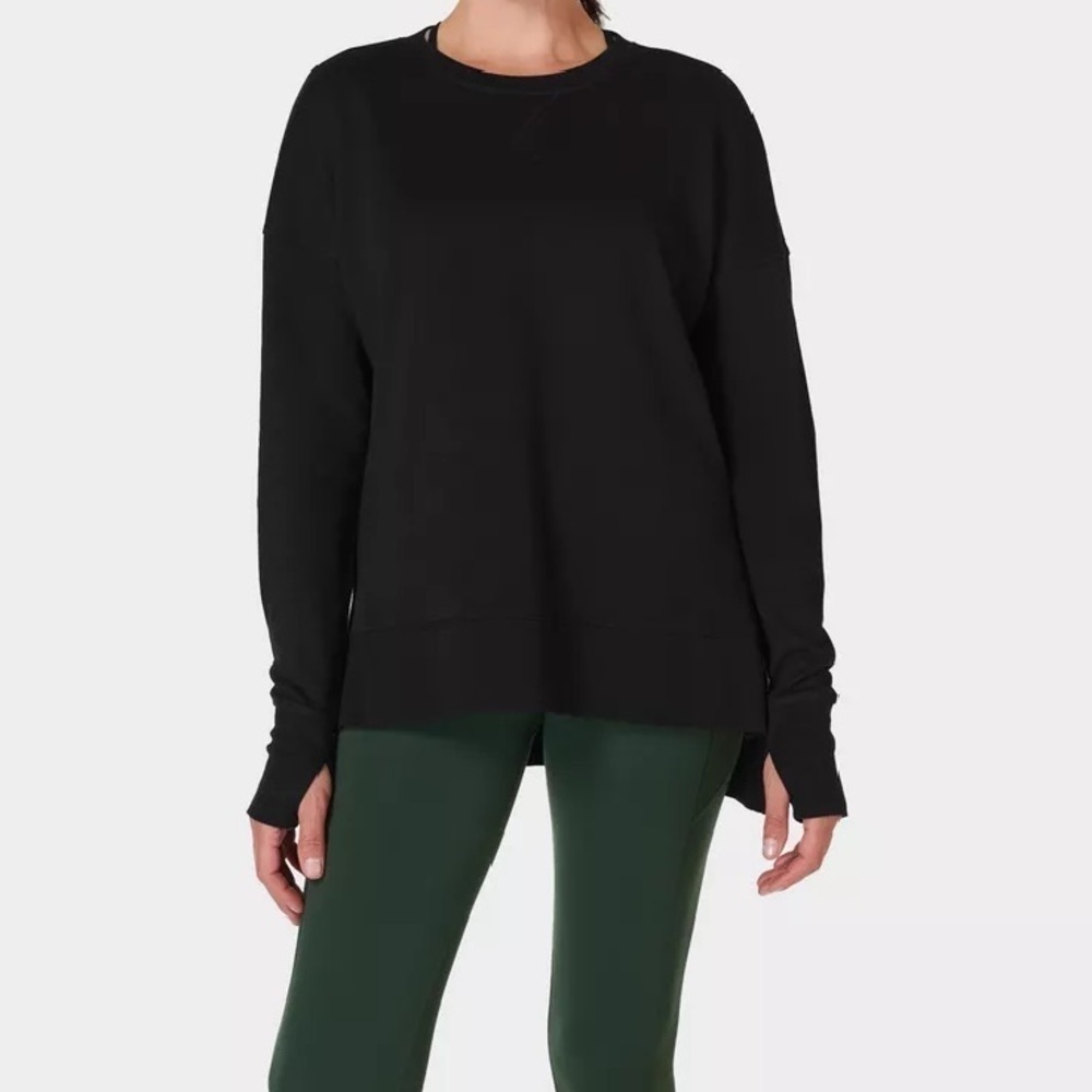 Sweaty Betty After Class Longline Sweatshirt/Size 0-2